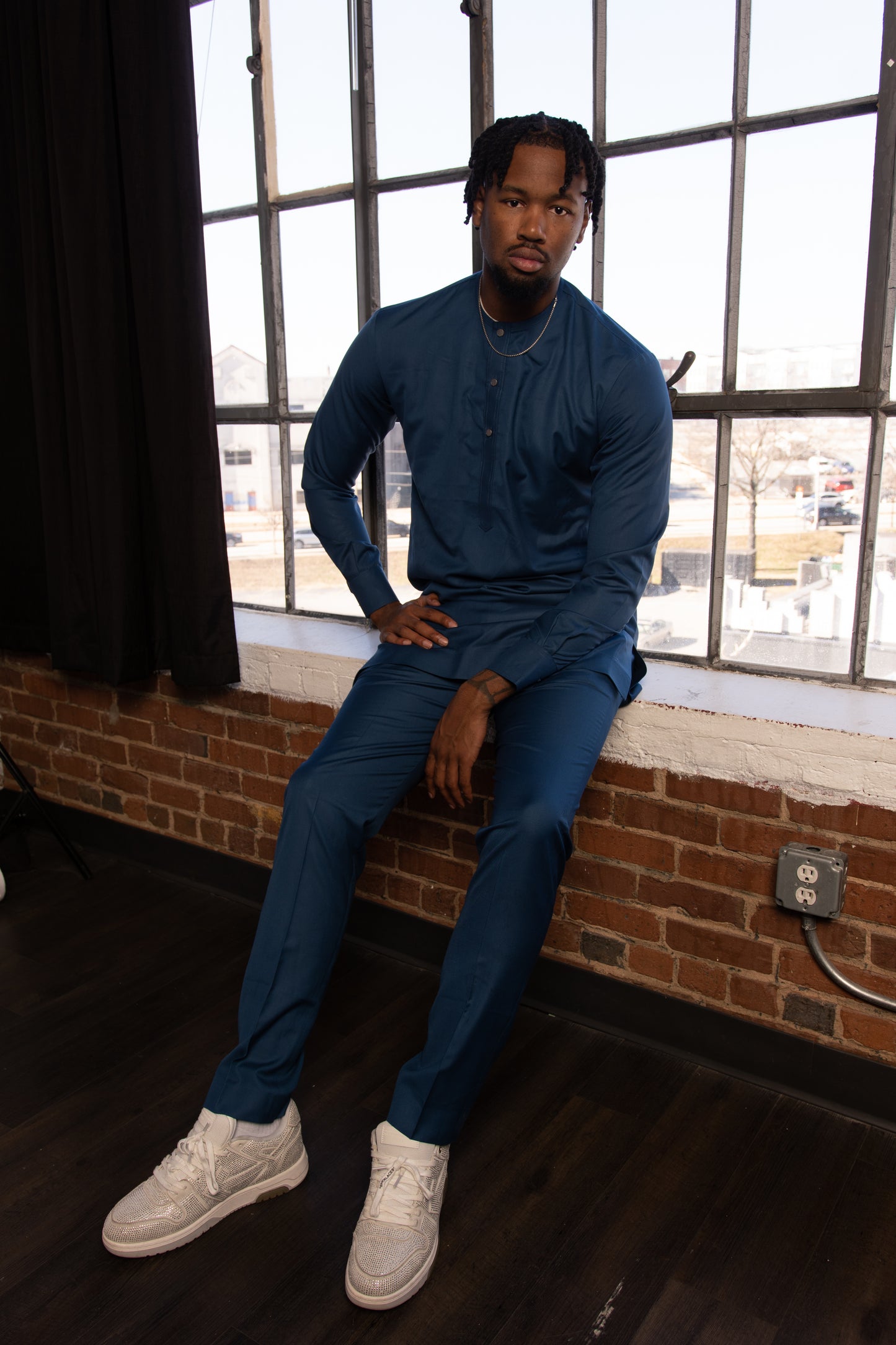 Traditional Nigerian 2 Piece Shirt and Pants Set