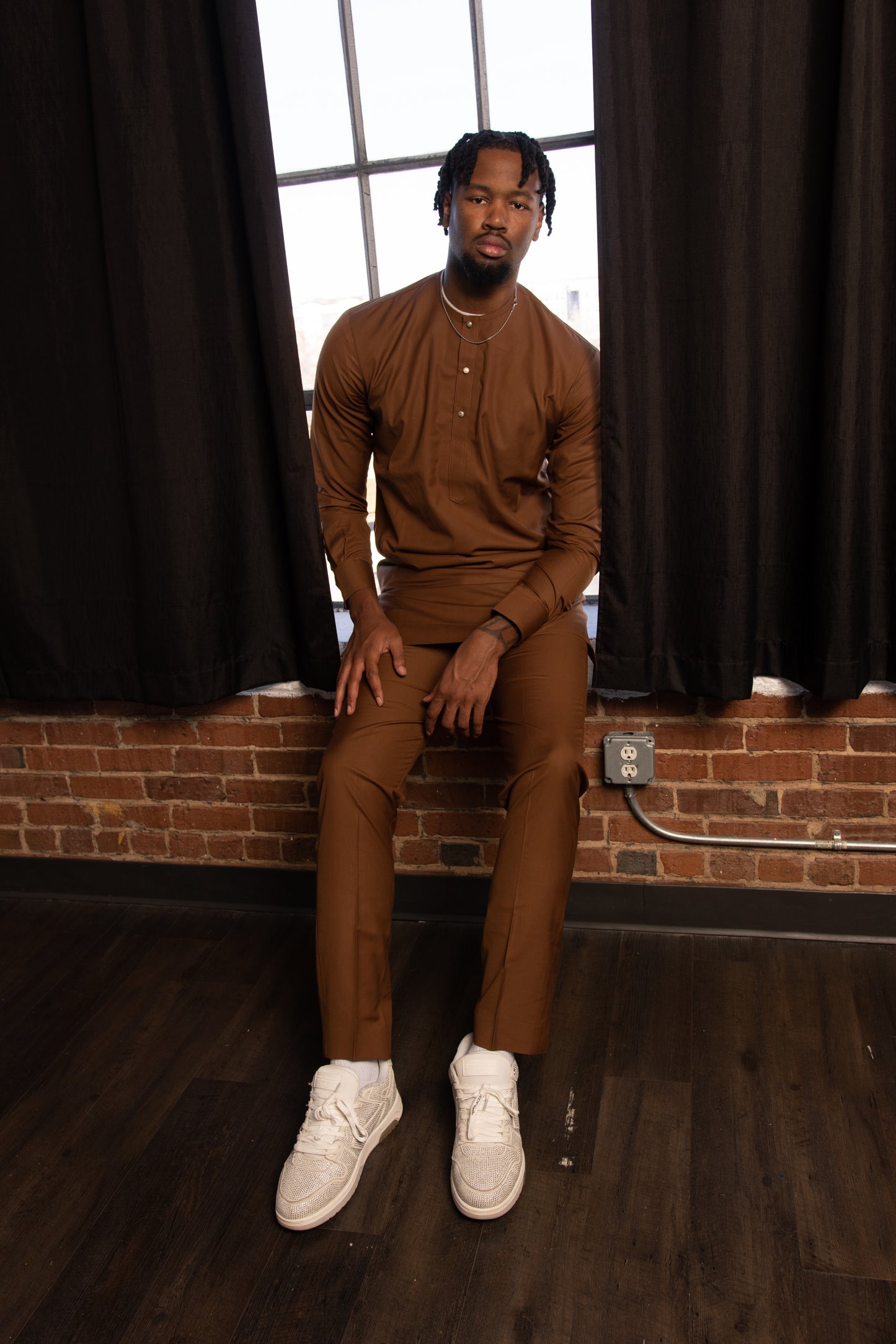 Traditional Nigerian 2 Piece Shirt and Pants Set