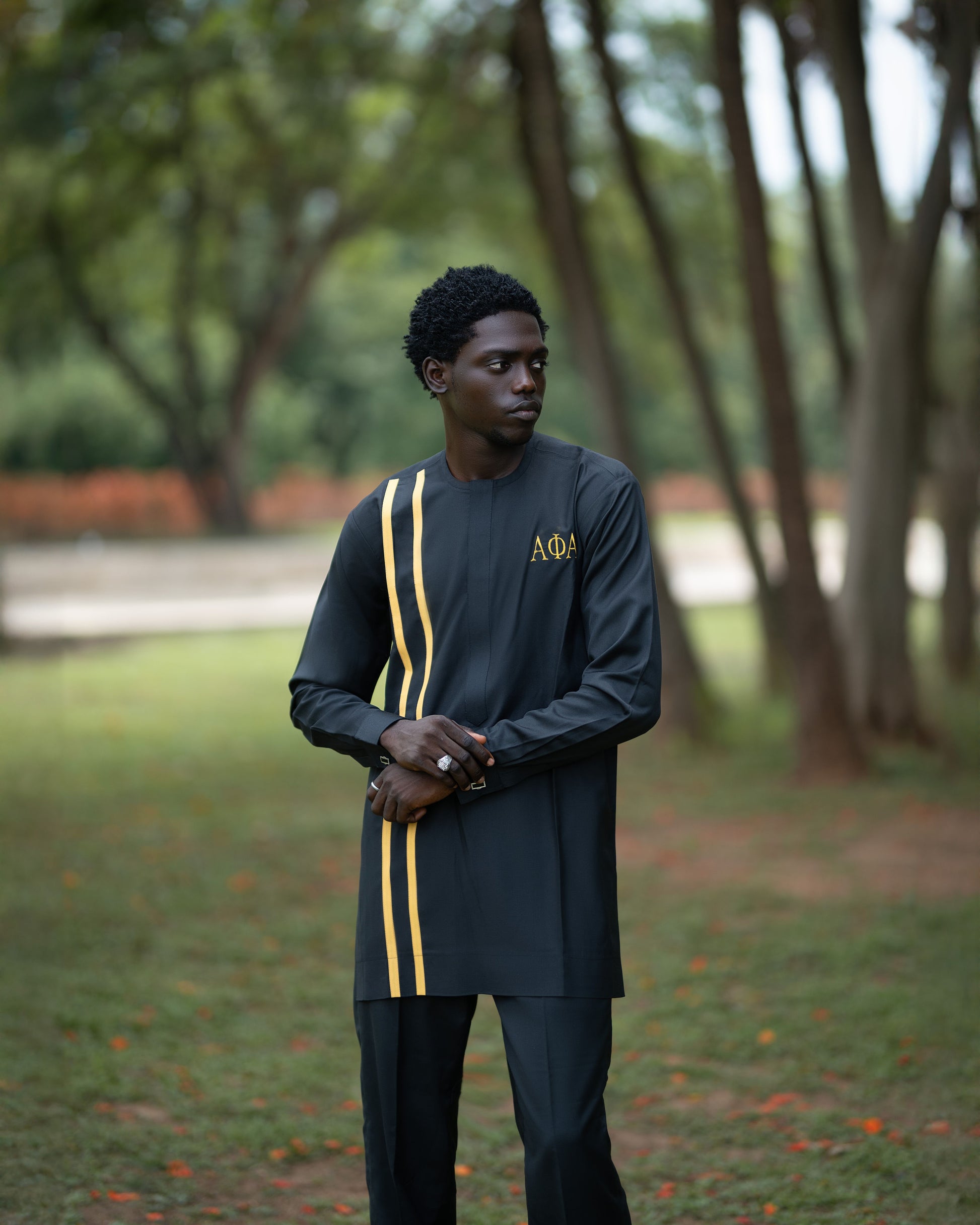 Men's 2 Piece Shirt and Pants Set Alpha