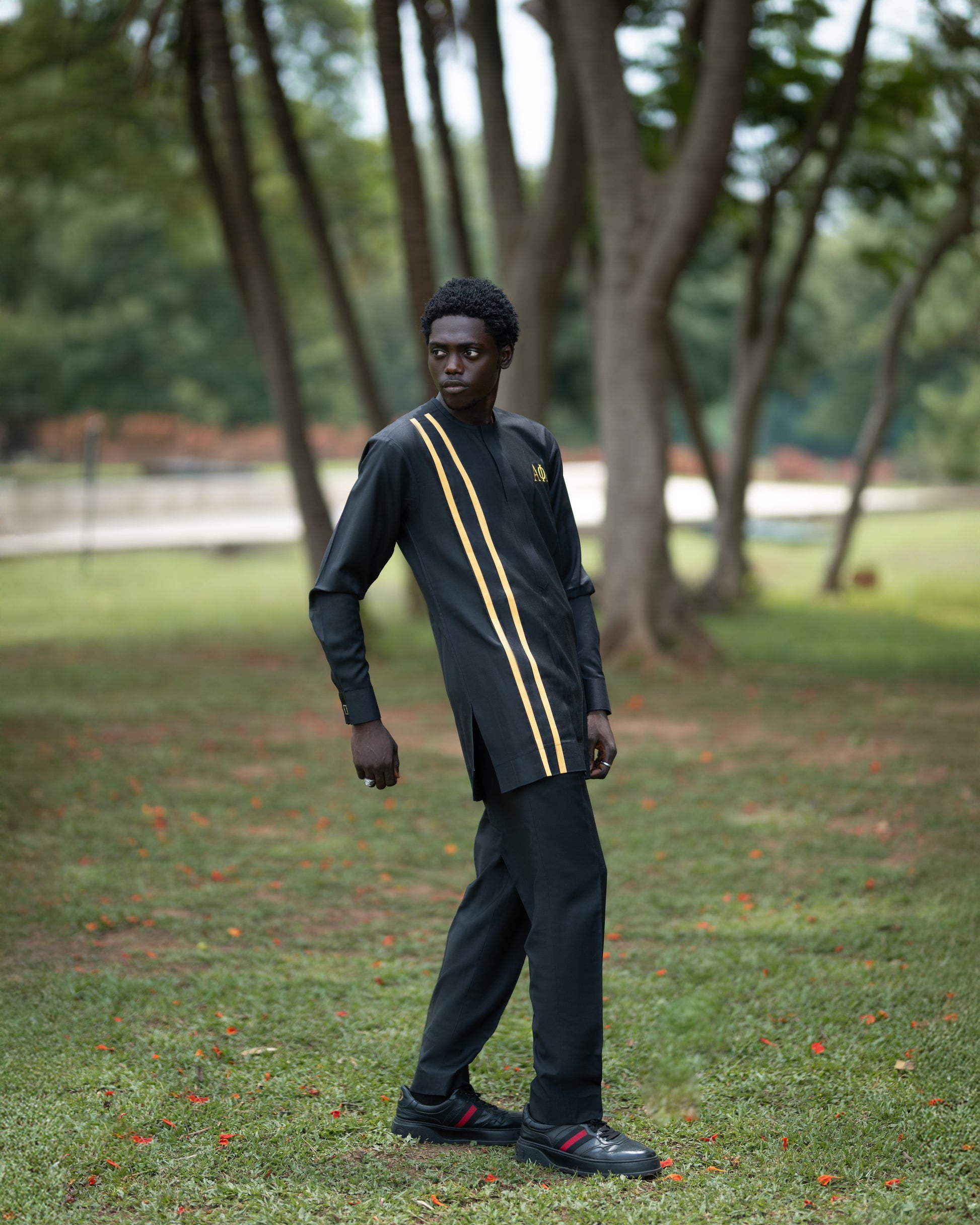 Men's 2 Piece Shirt and Pants Set Alpha