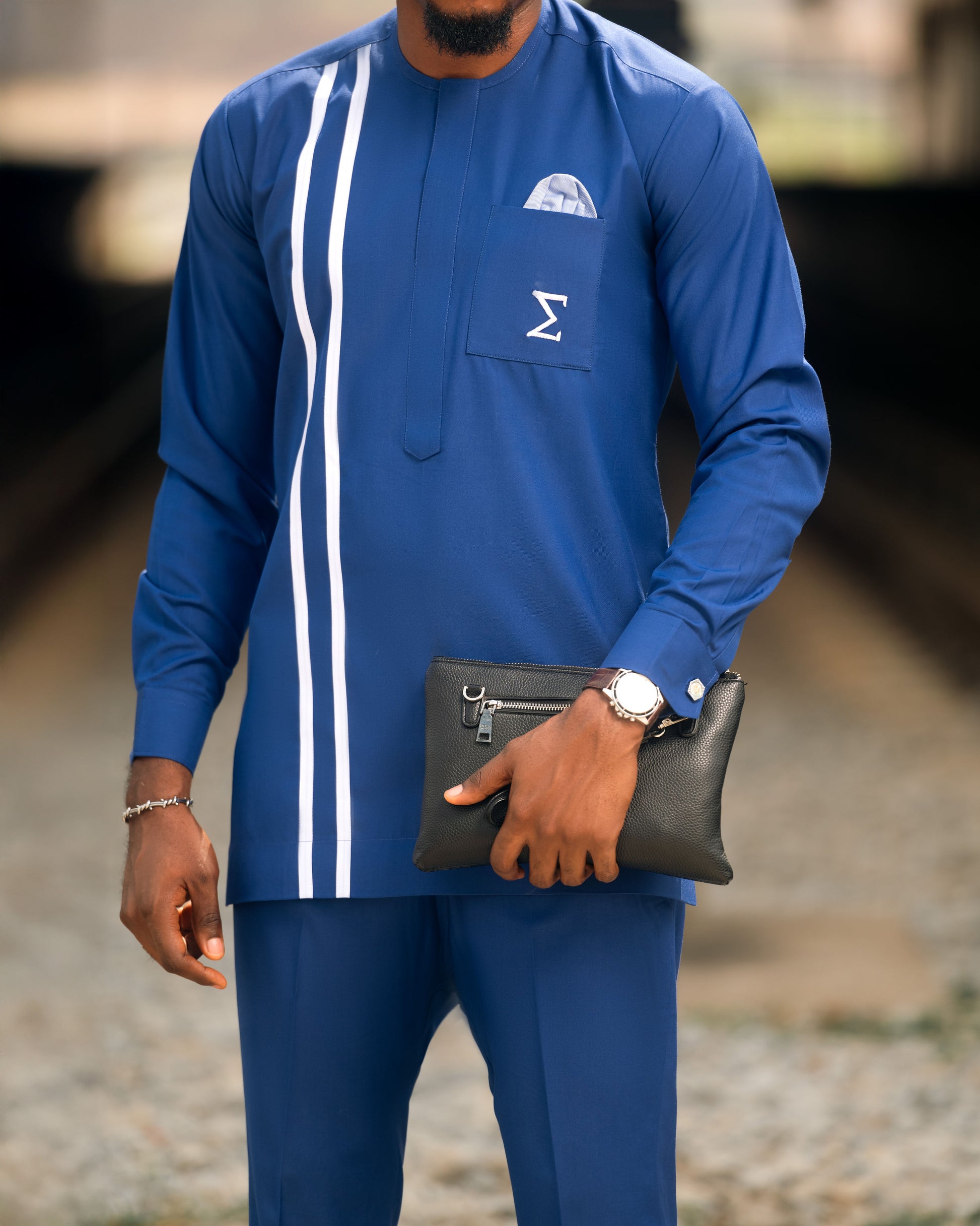 Men's 2 Piece Shirt and Pants Set Sigma