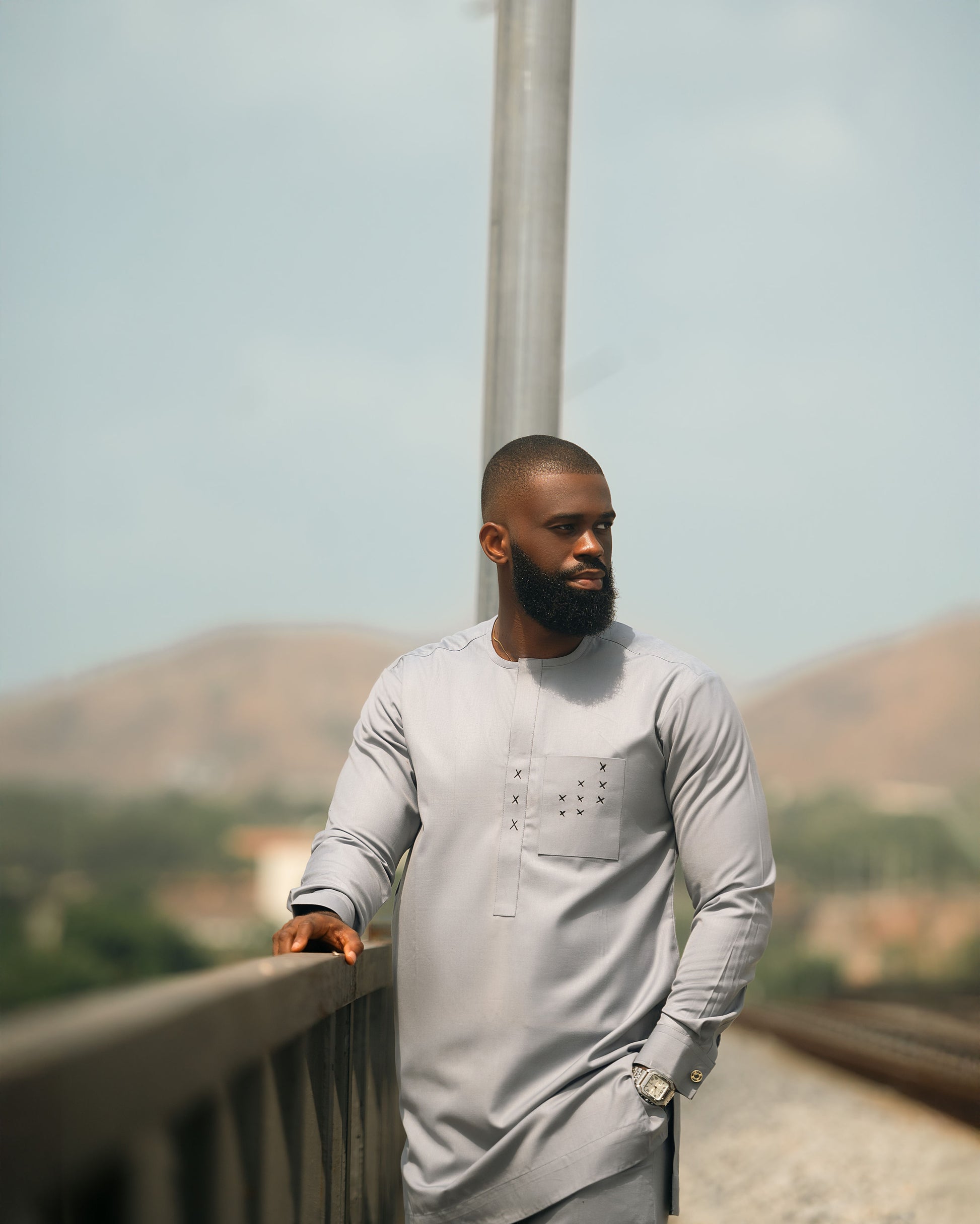 2 Piece Shirt and Pants Traditional Nigerian Set