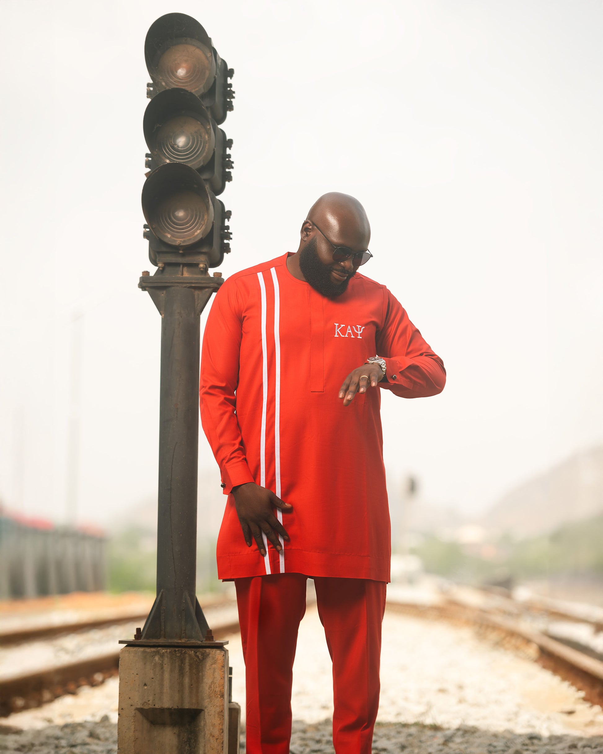 Men's 2 Piece Shirt and Pants Set Kappa