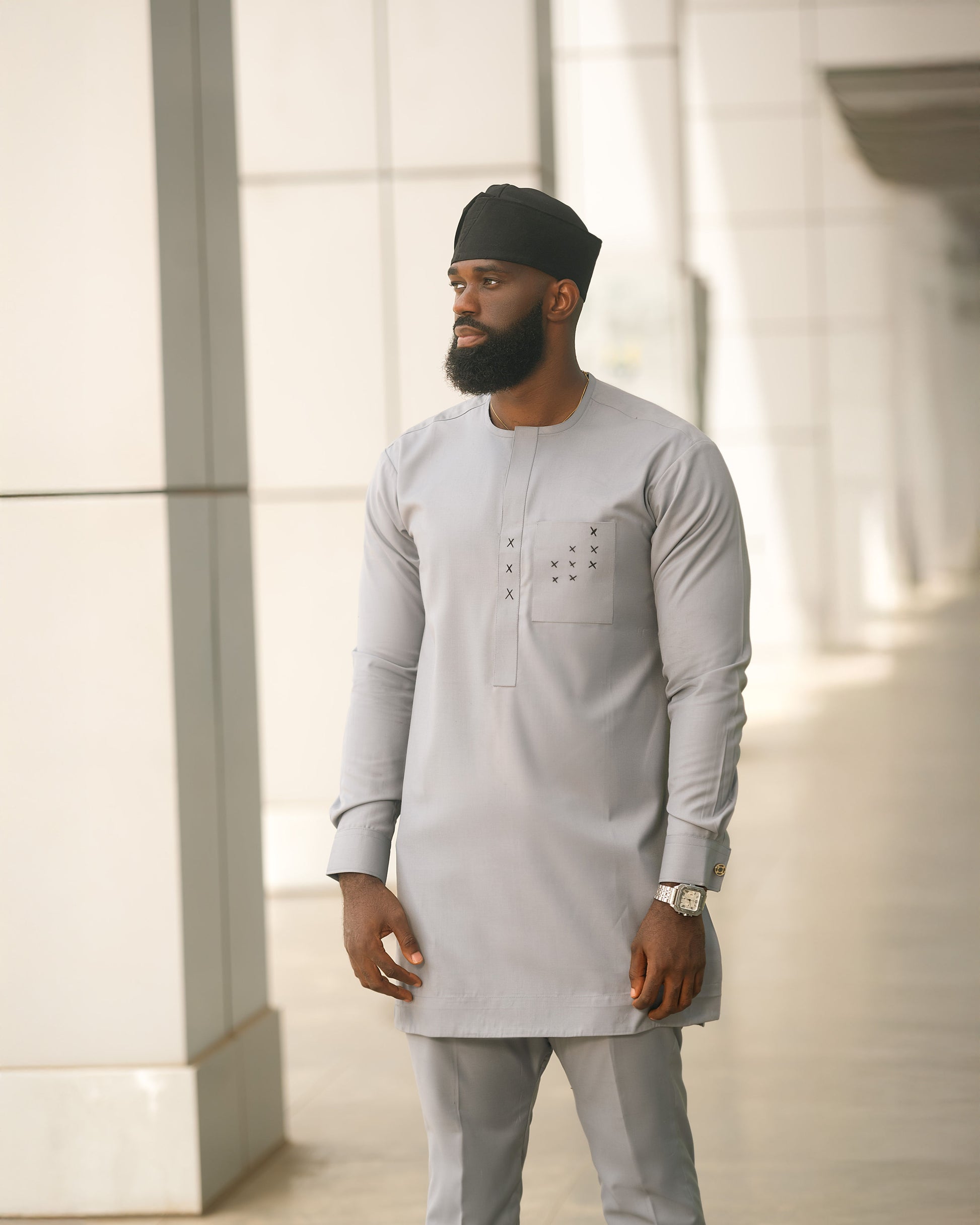 2 Piece Shirt and Pants Traditional Nigerian Set