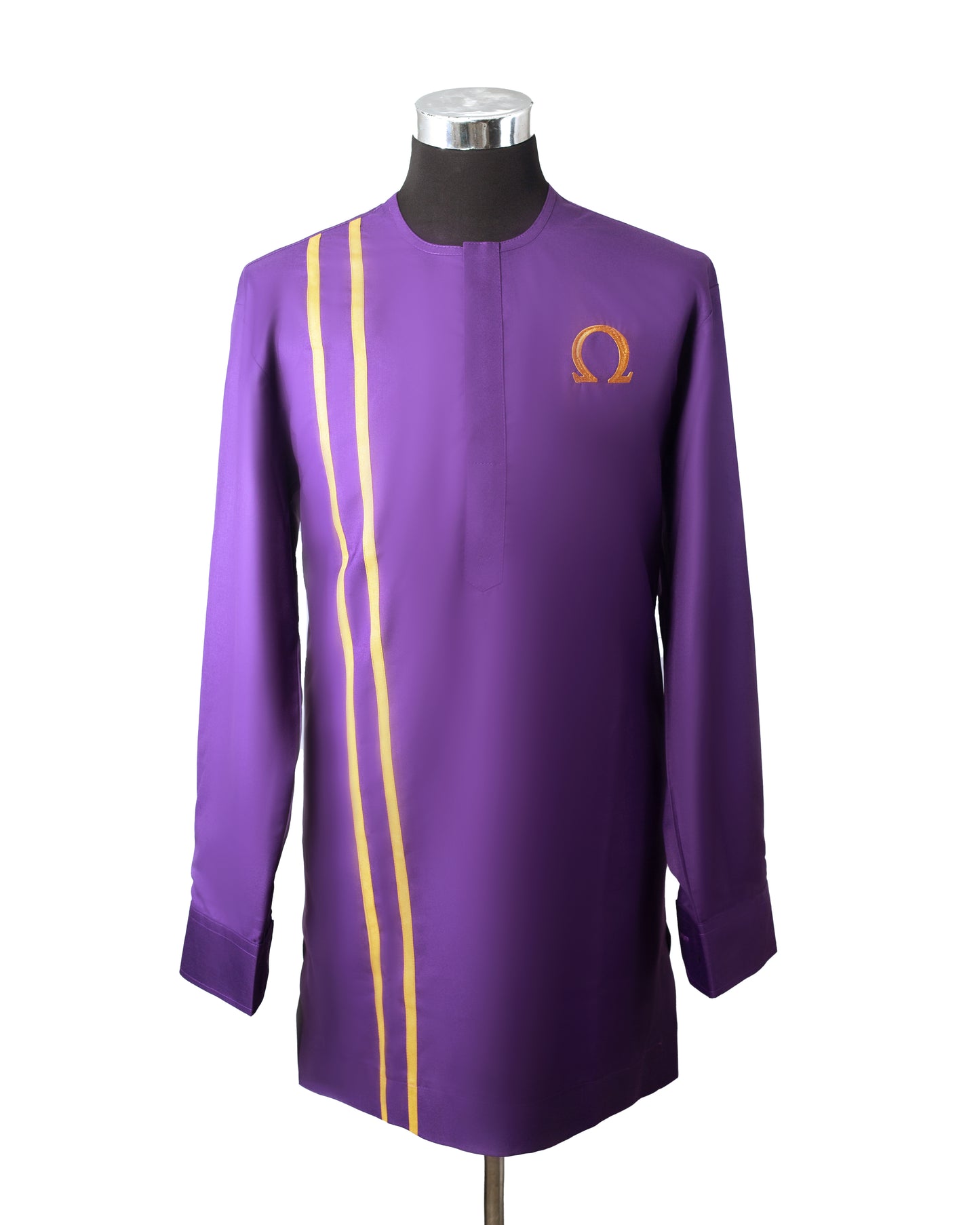 Omega Men's Nigerian Agbada Set – Includes Robe, Shirt, and Pants