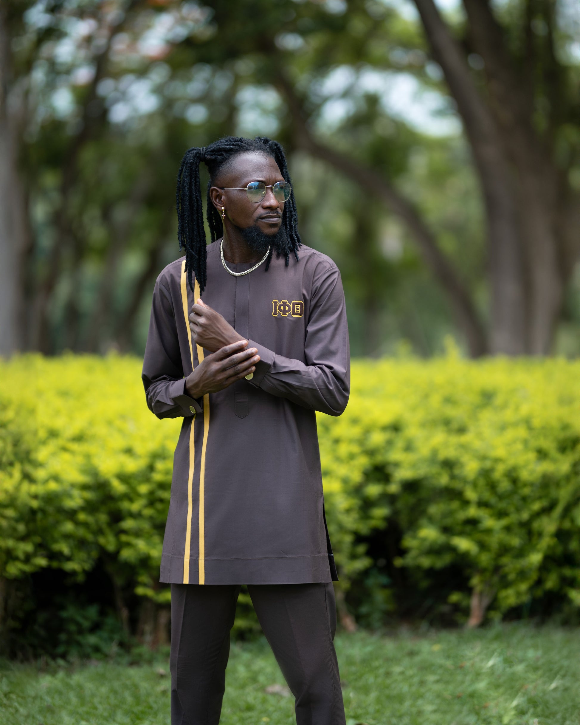 Men's 2 Piece Shirt and Pants Set Iota