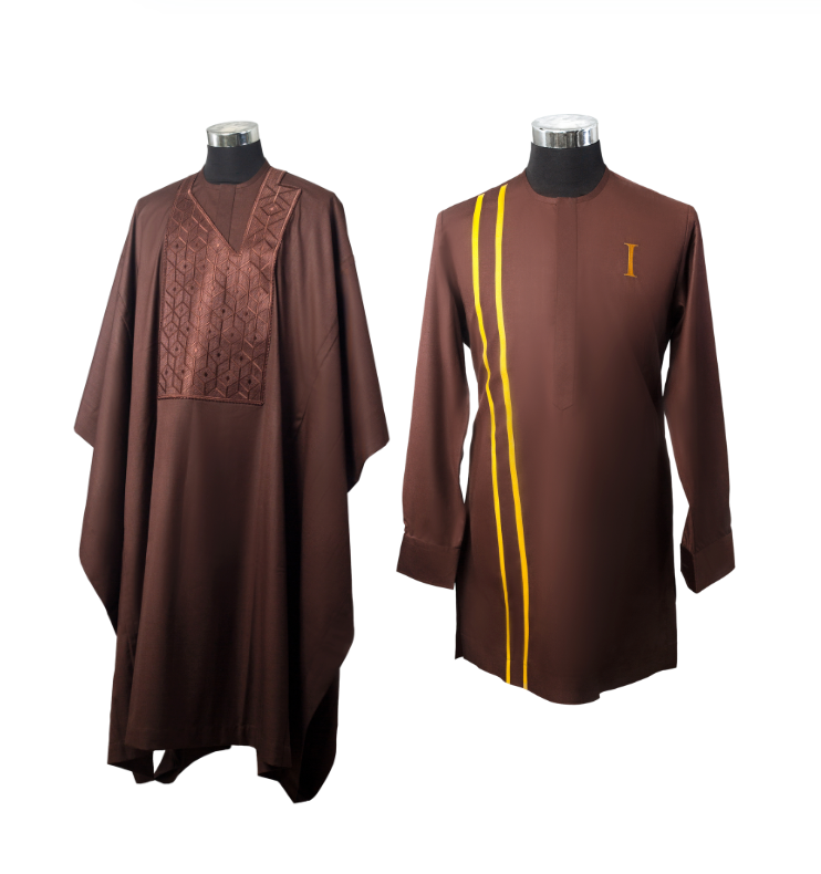 Men's Outfit Set Iota – Includes Robe, Shirt, and Pants